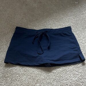 Edikted Dark Blue Casual Shorts